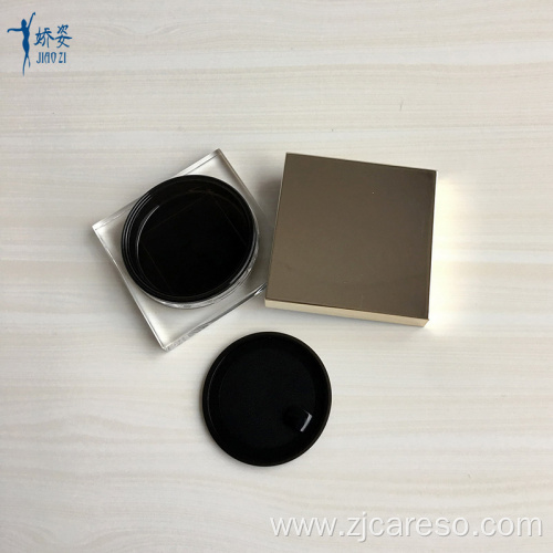 Acrylic Square Flat Cream Jar Eye Shadow Case